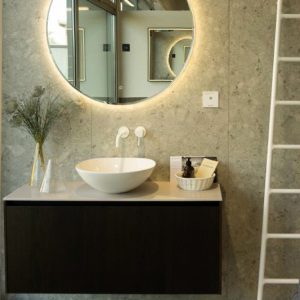 Mobile Milldue Sintesi in rovere termocotto