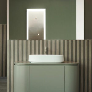 Composizione Edonè con mobile Calipso argilla